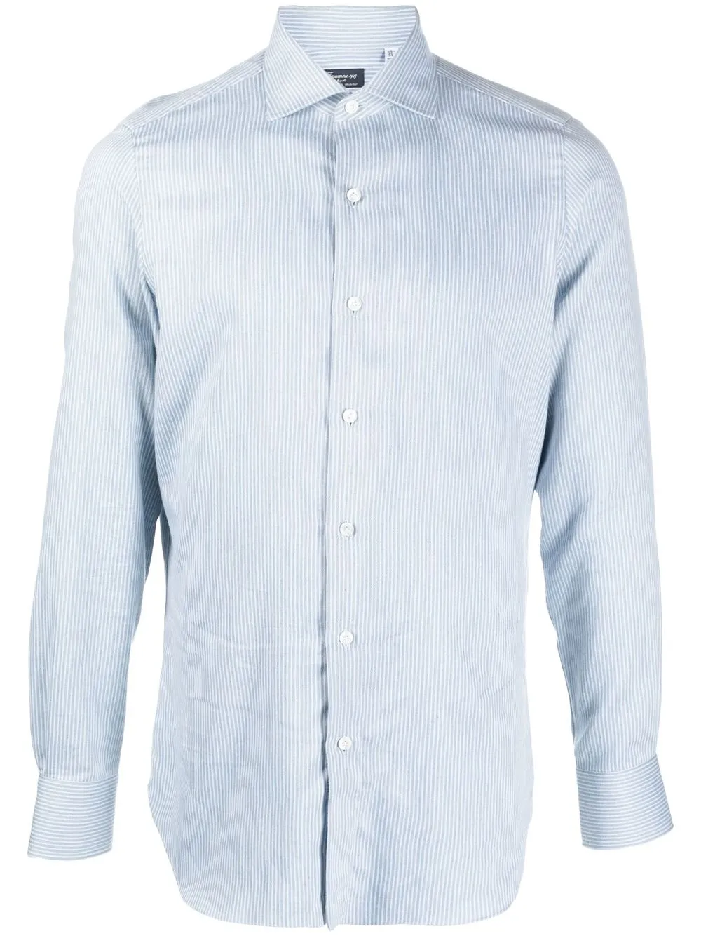 Finamore 1925 Napoli stripe button-up shirt - Blue