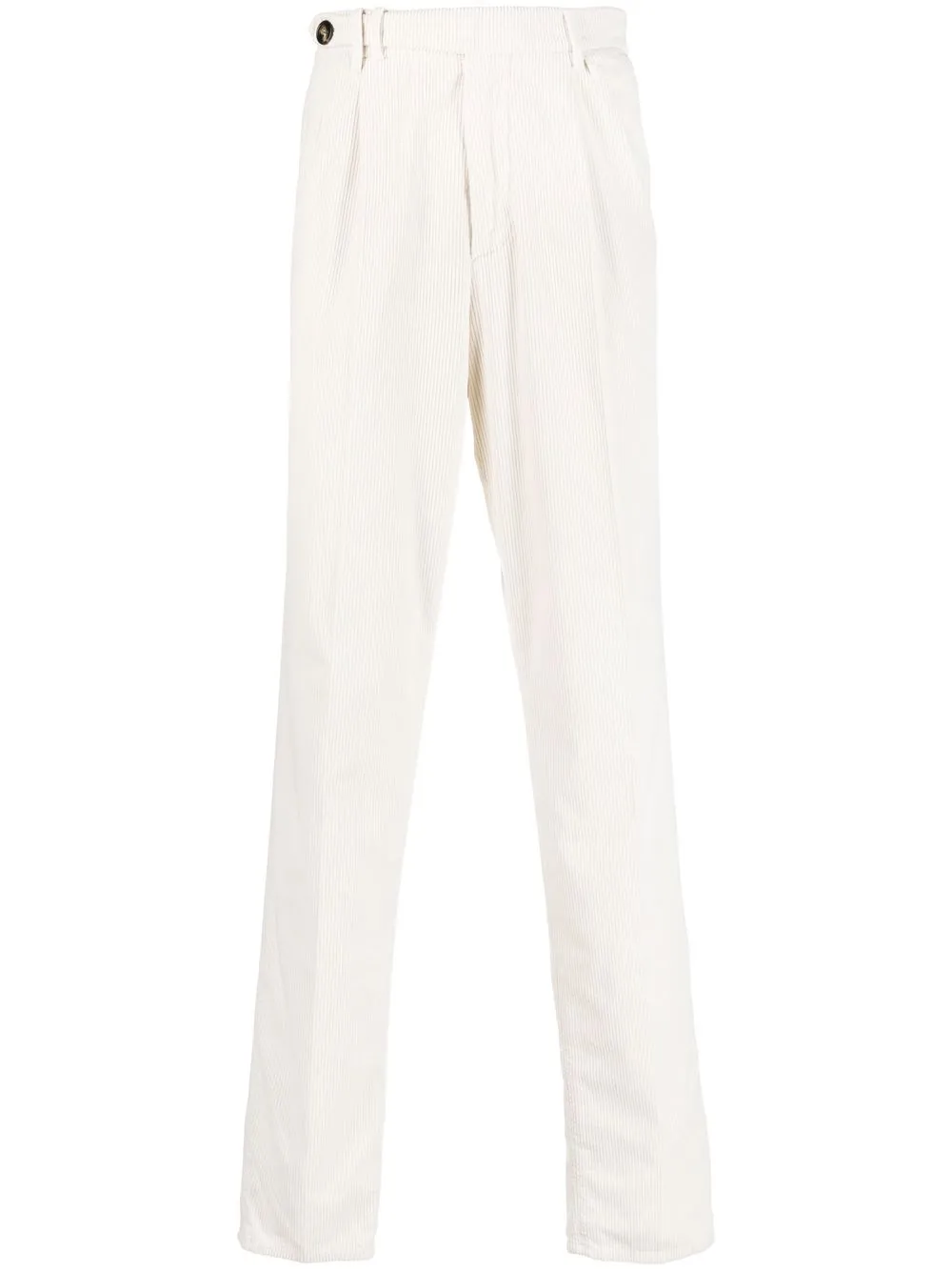 

Brunello Cucinelli pantalones de pana tapered - Blanco