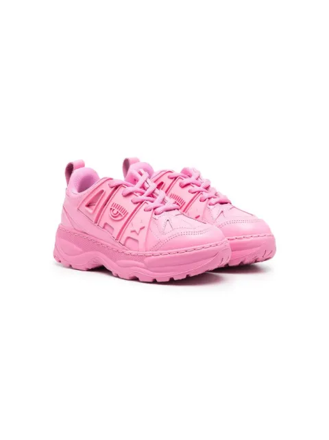 Chiara Ferragni Kids Eyelike-motif sneakers