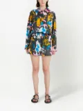Christopher Kane camouflage-print long-sleeved shirt - Multicolour
