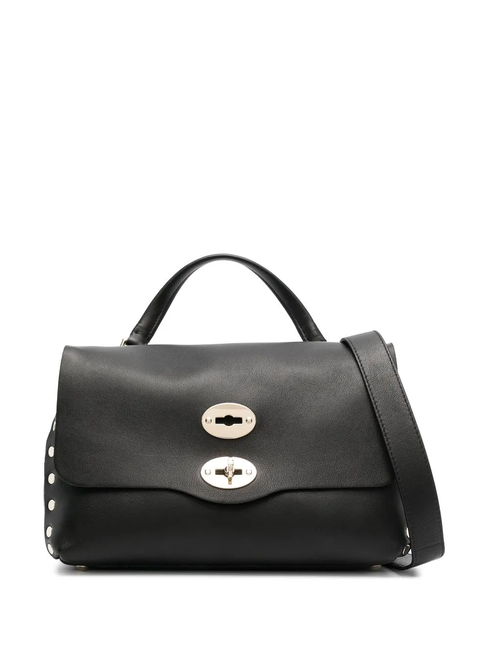 

Zanellato tote con apliques - Negro