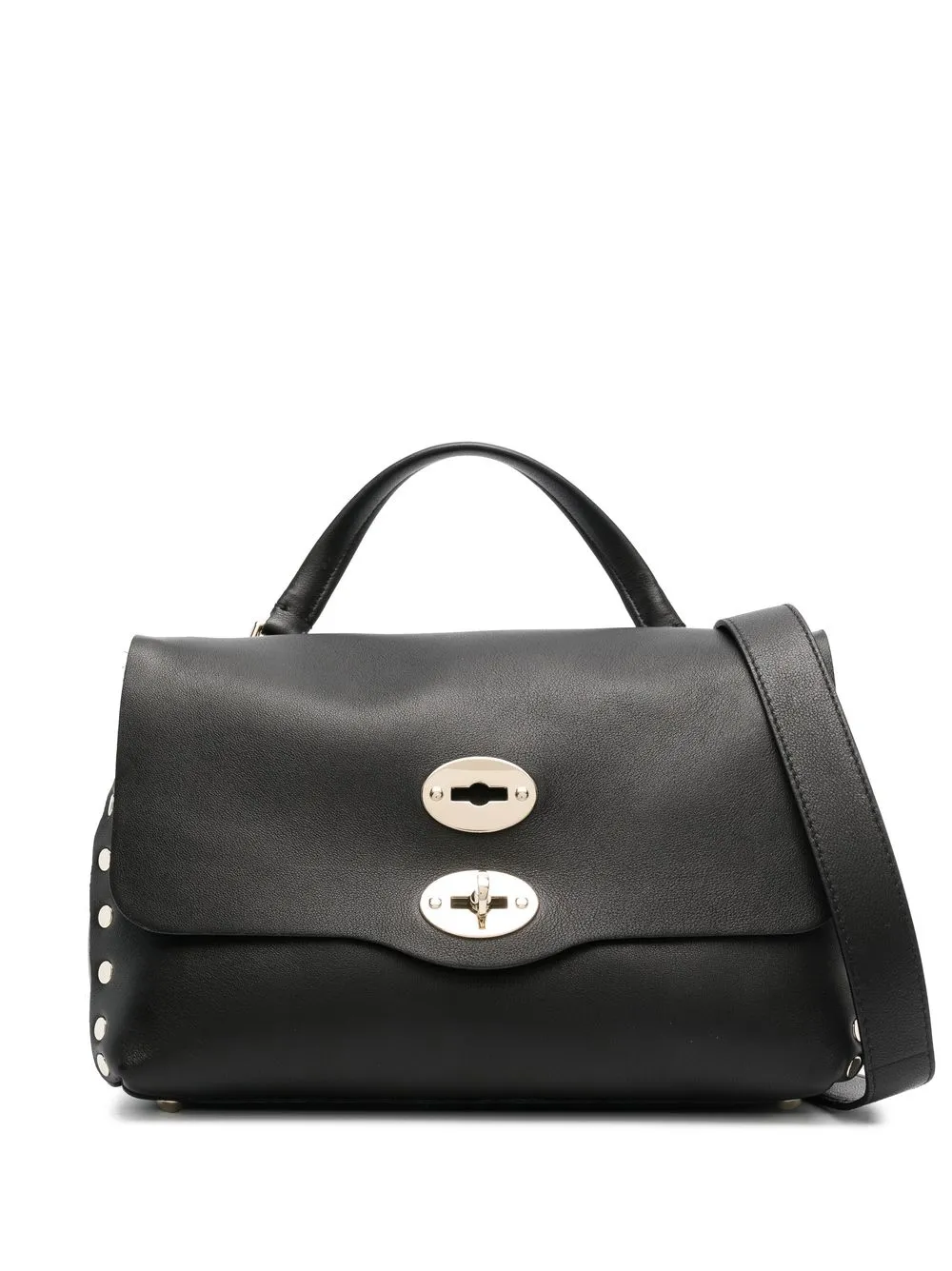 

Zanellato tote con apliques - Negro