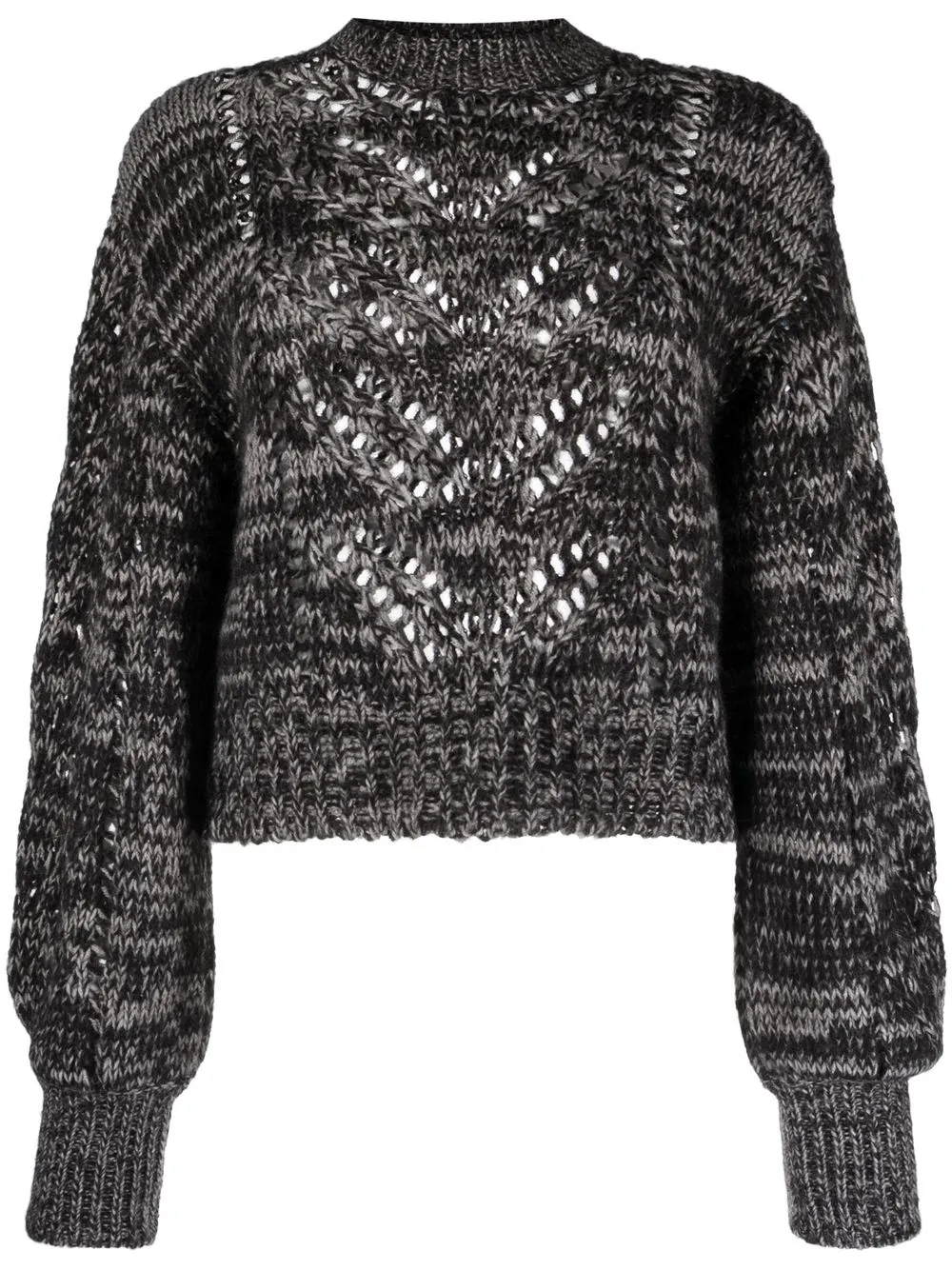 

RED Valentino openwork pattern jumper - Negro