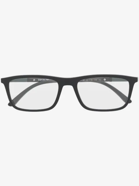 Emporio Armani rectangle-frame glasses