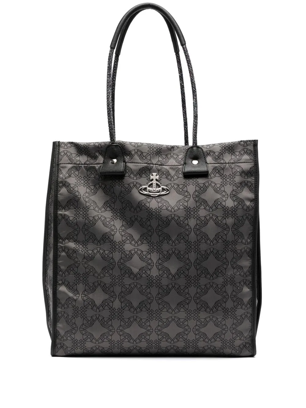 

Vivienne Westwood Tommy Orborama jacquard tote bag - Grey