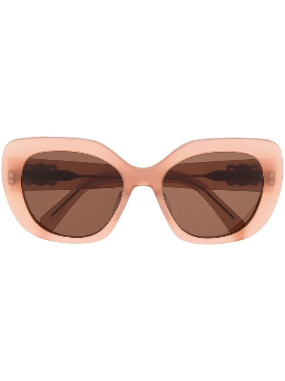 

Celine Eyewear Triomphe-plaque butterfly-frame sunglasses - Orange