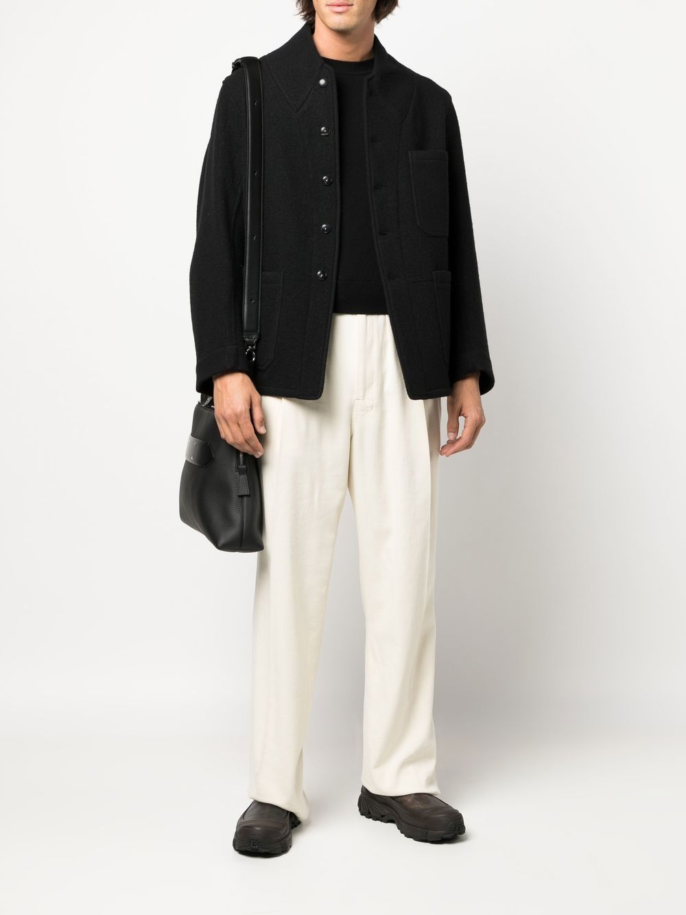 Maison Margiela long-sleeve Wool Jacket - Farfetch