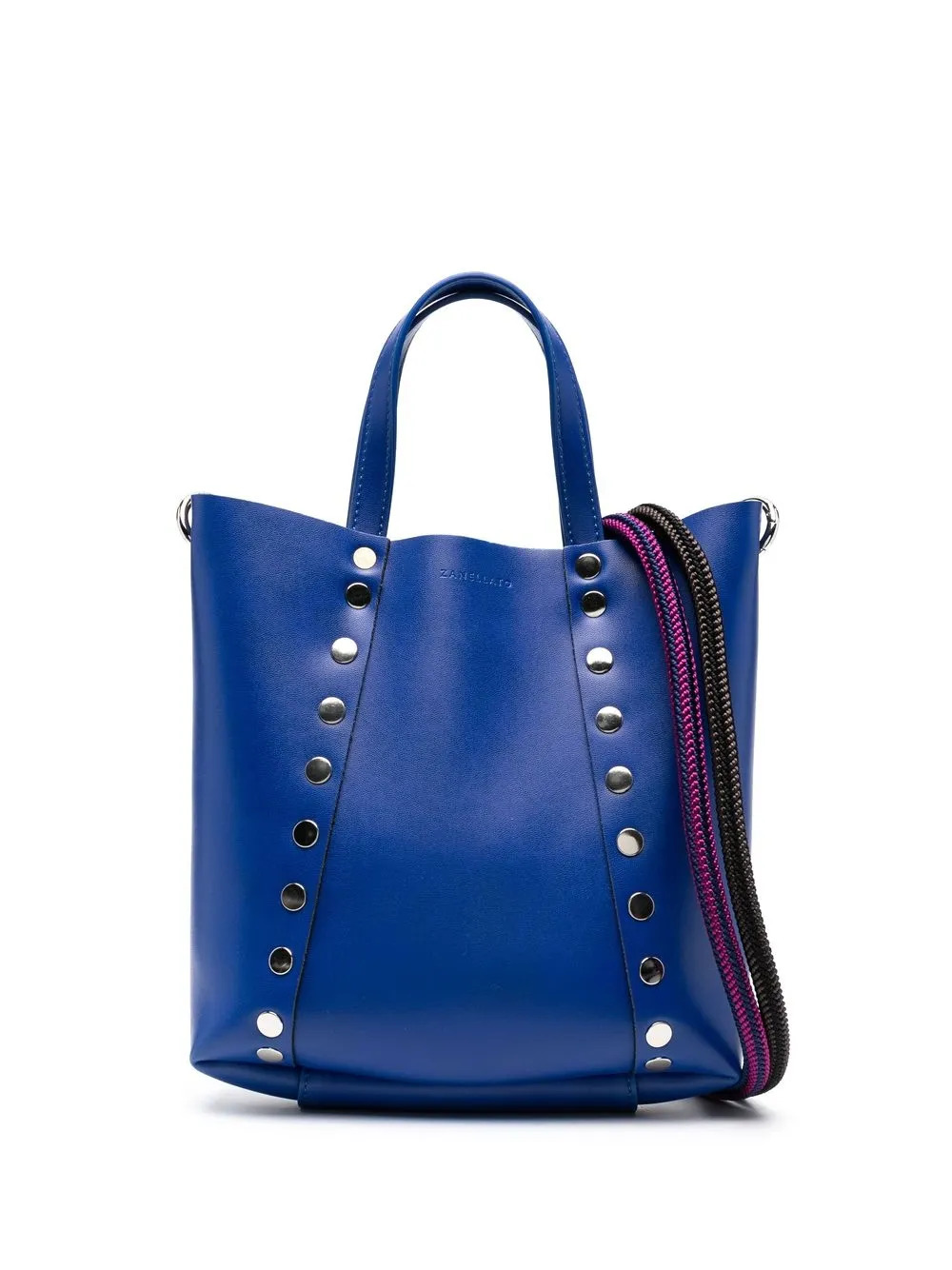 

Zanellato stud-detail leather tote bag - Blue