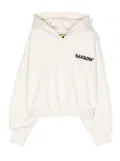 Barrow kids graphic logo-print hoodie - Neutrals