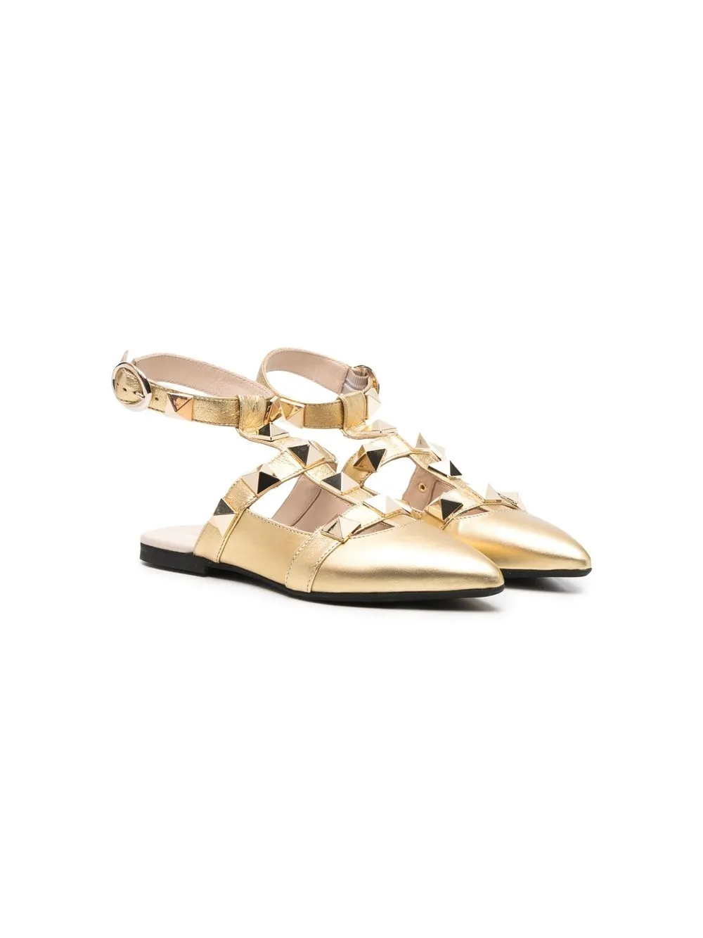 

Florens sandalias con apliques - Dorado