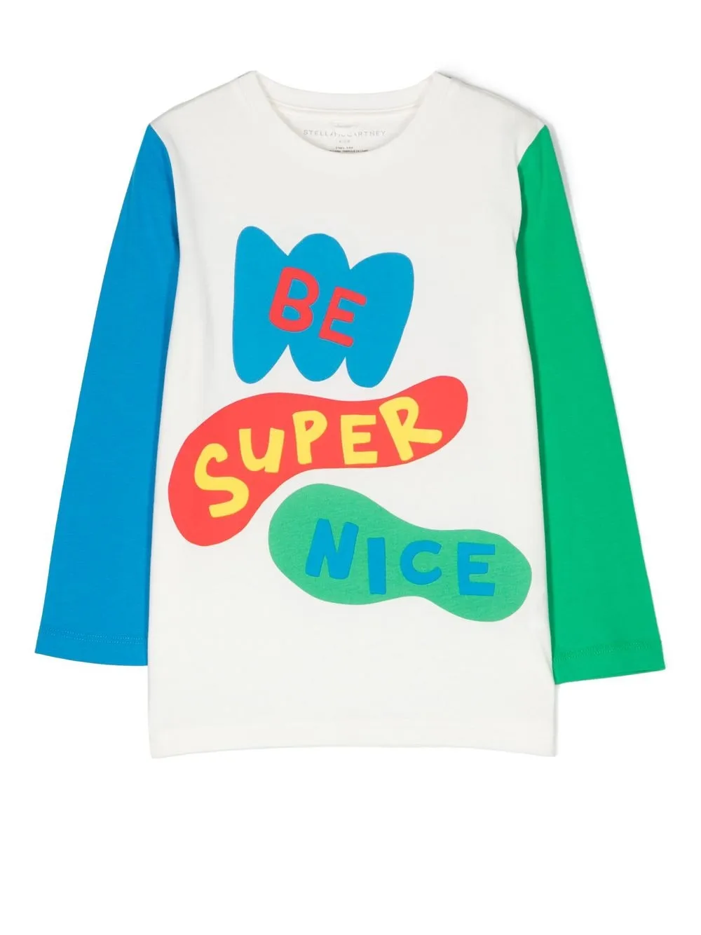 

Stella McCartney Kids playera manga larga con estampado gráfico - Blanco