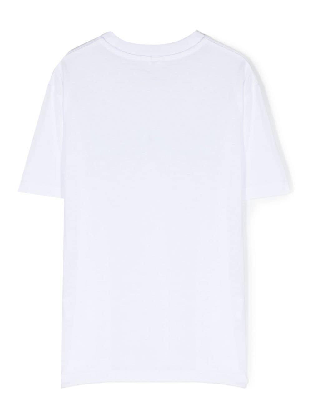 Stella McCartney Kids T-shirt met logoprint - Wit