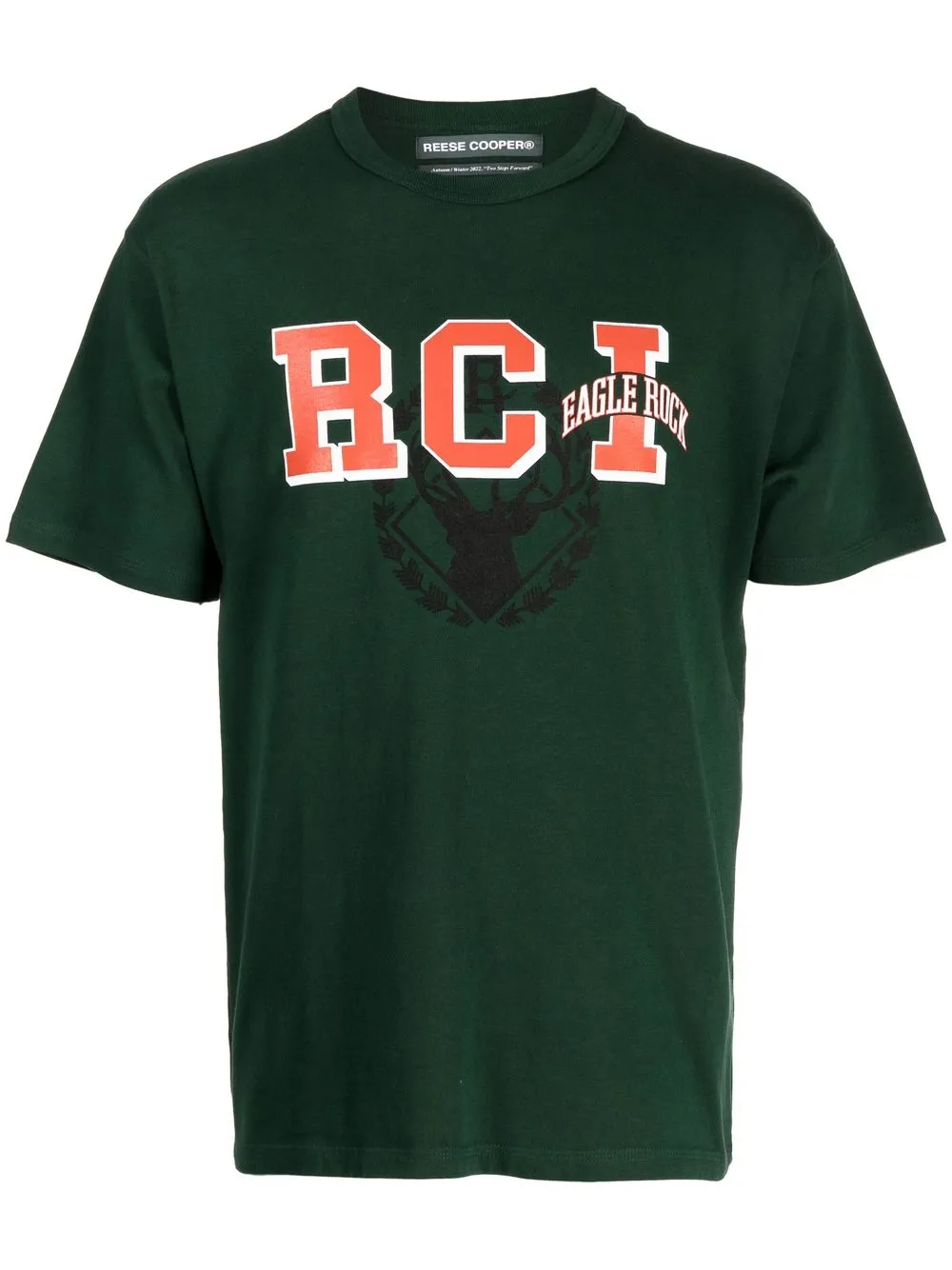 

Reese Cooper monogram-print short sleeves T-shirt - Green