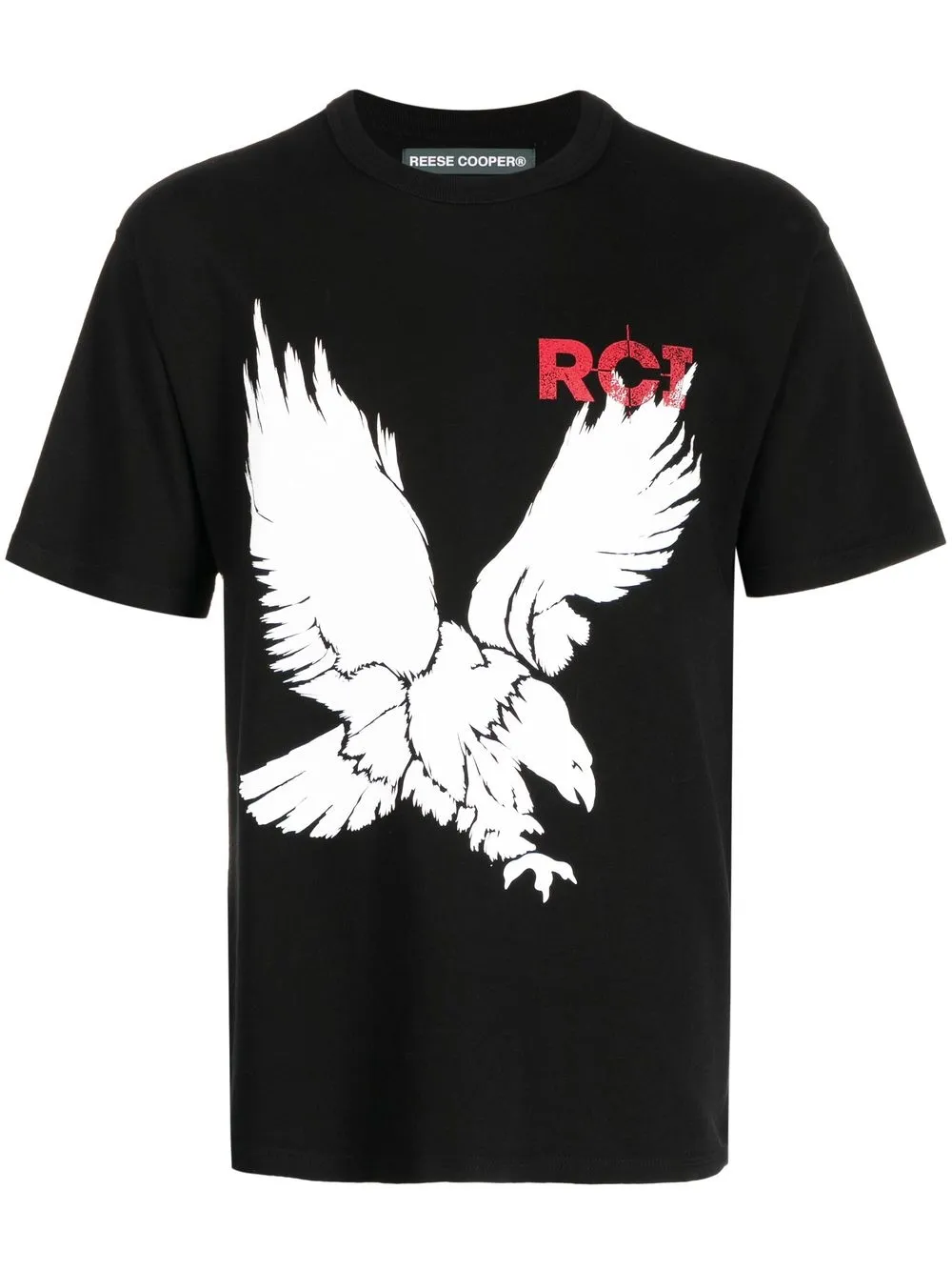

Reese Cooper eagle print short sleeves T-shirt - Black