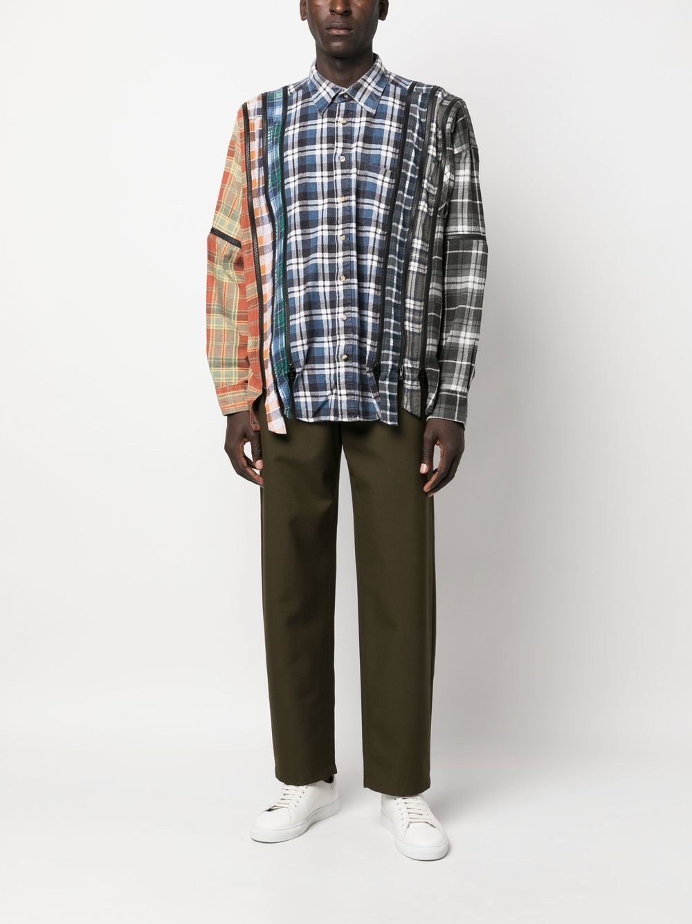 Needles Check-print Shirt - Farfetch