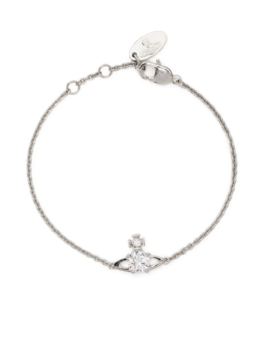 

Vivienne Westwood pulsera de cadena con dije Orb - Plateado
