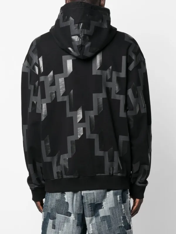 Marcelo Burlon County Of Milan geometric-print Cotton Hoodie