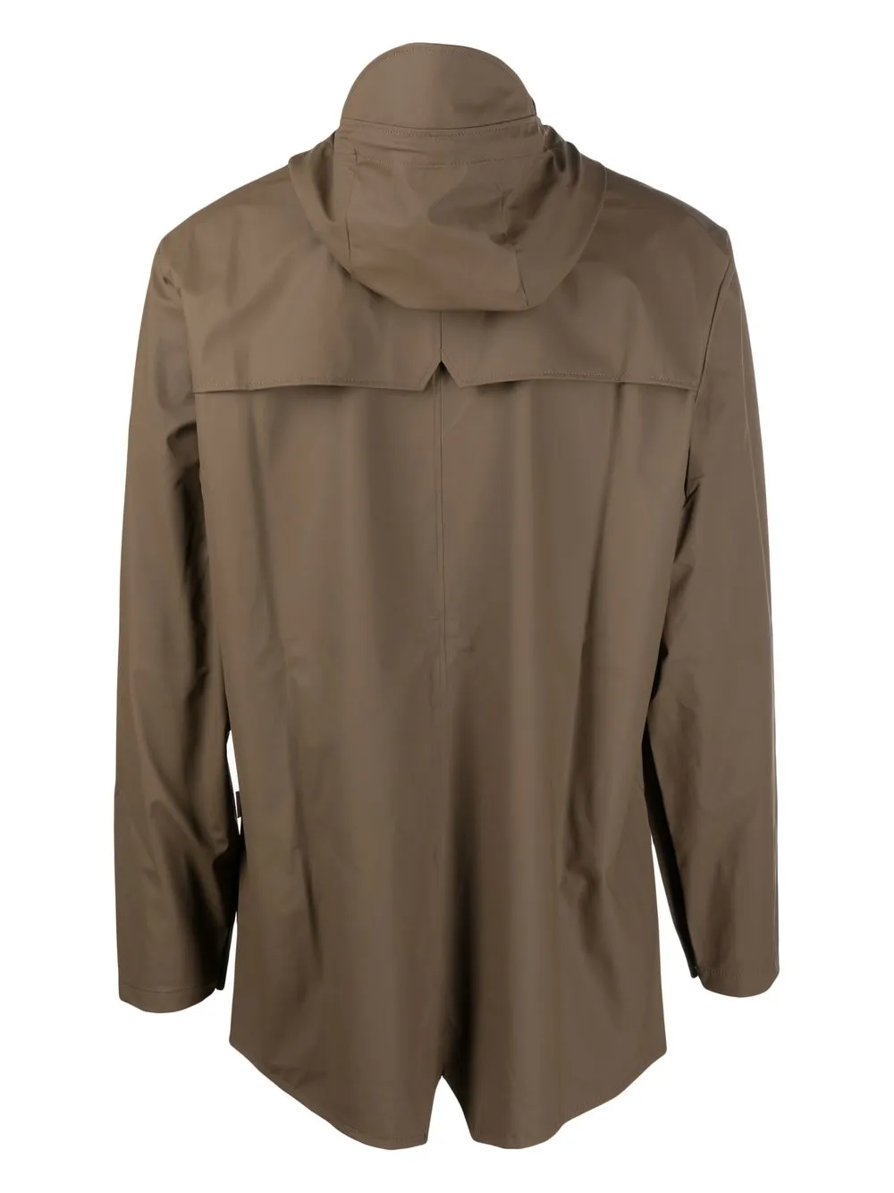 Rains Drawstring Hood Short Raincoat Farfetch