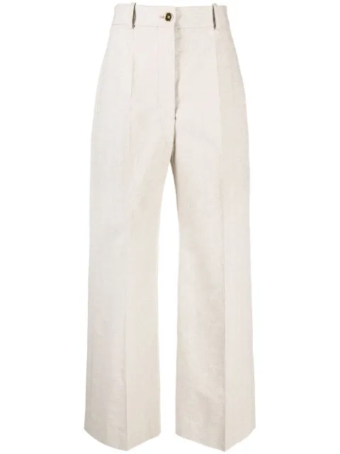 Patou Iconic monogram-pattern trousers