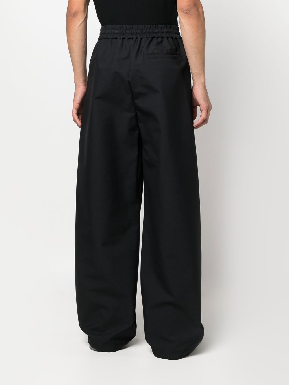 Off-White high-waisted wide-leg trousers Men