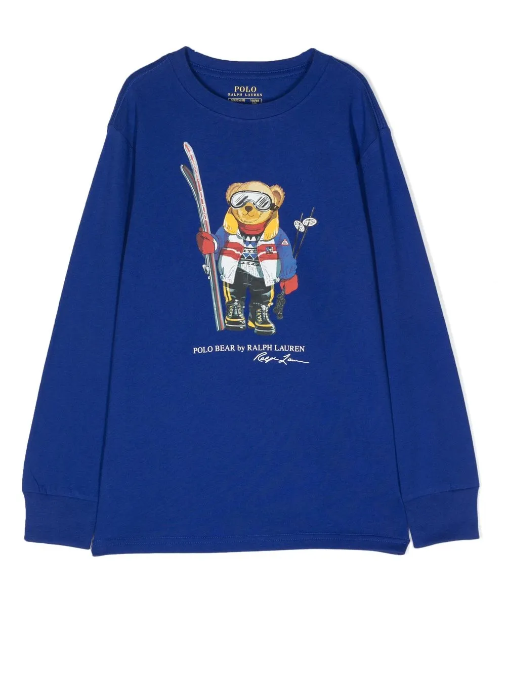 

Ralph Lauren Kids Polo Bear-print sweatshirt - Azul