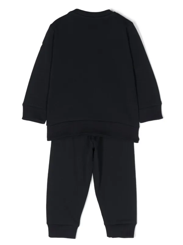 faux-fur hooded coat