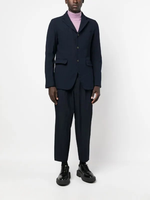 Comme Des Garçons Homme Deux notched-collar single-breasted Blazer 