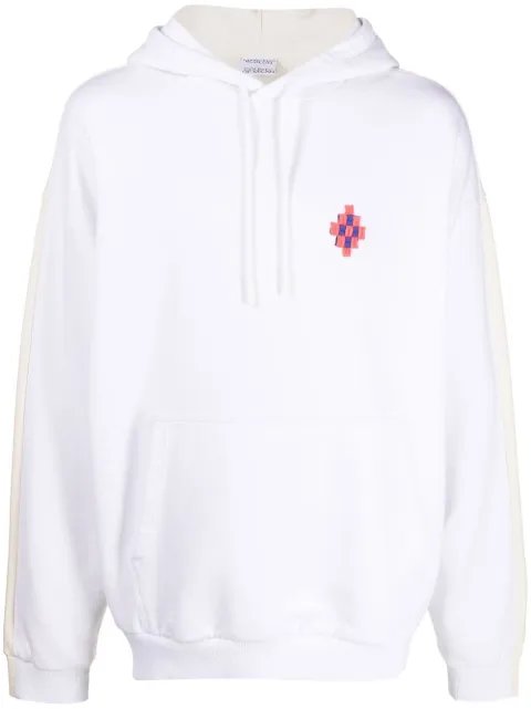 COUNTY OF MILAN Cross logo-embroidered hoodie