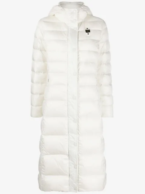 Blauer padded-design hooded coat