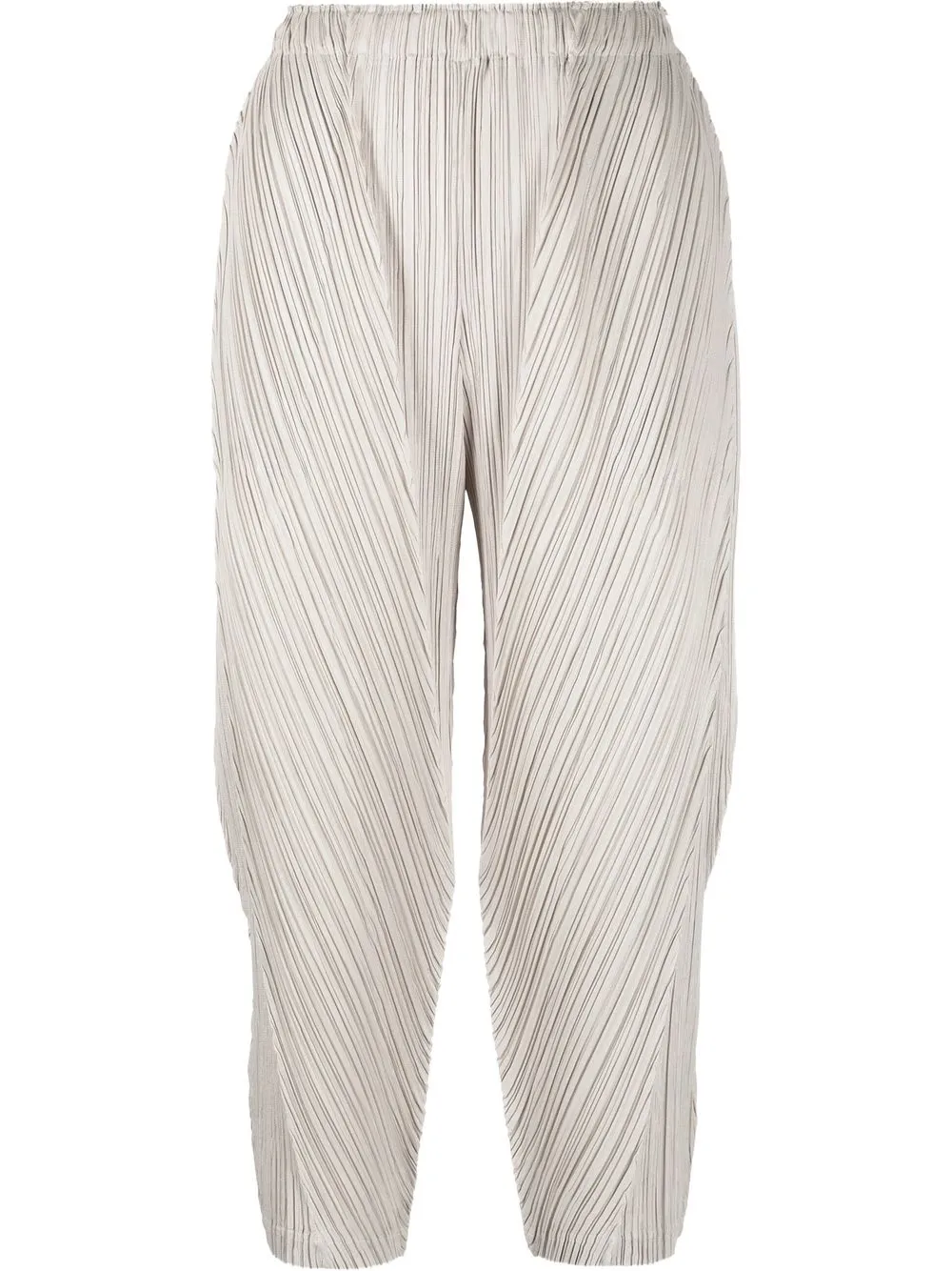 

Pleats Please Issey Miyake plissé-effect tapered trousers - Neutrals