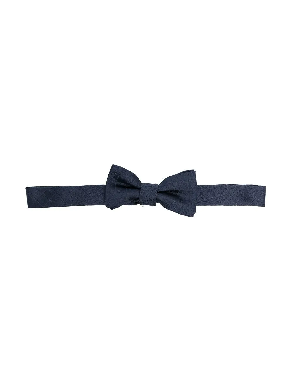 

Emporio Armani Kids silk adjustable bow tie - Blue