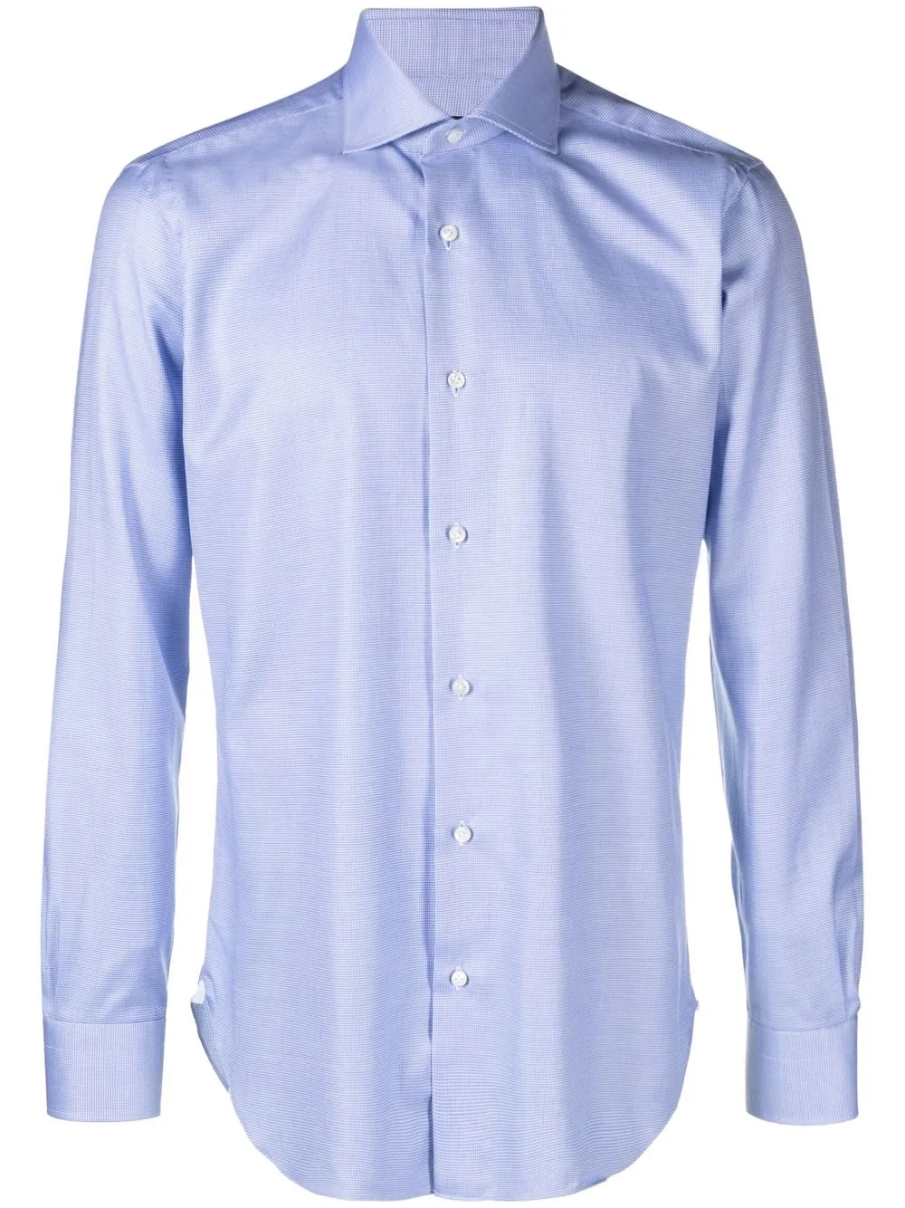 

Barba long-sleeved cotton shirt - Blue