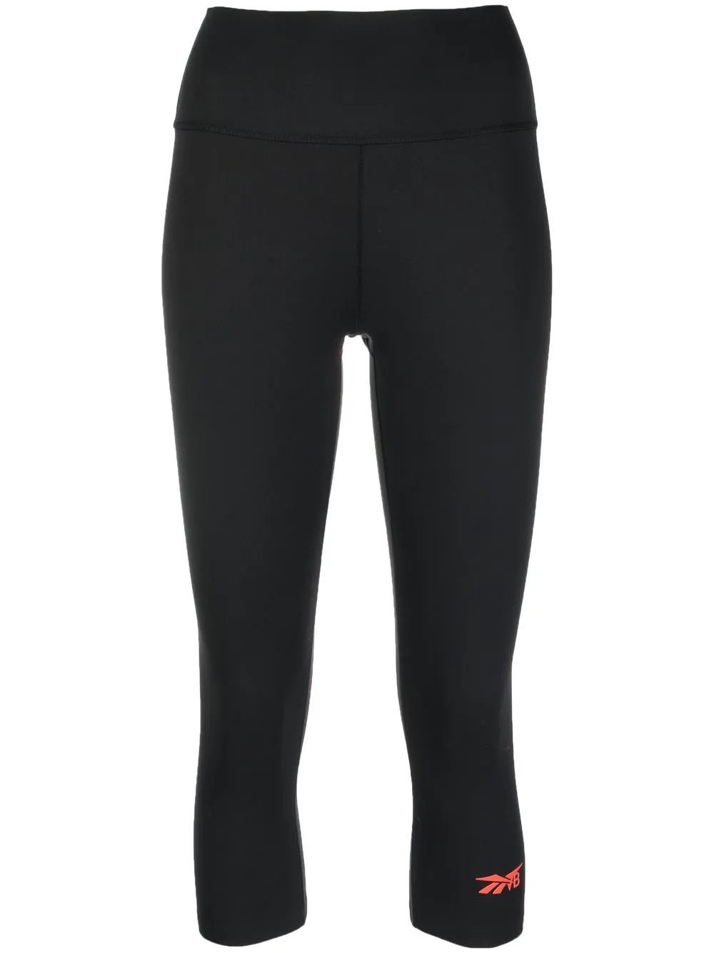 

Reebok x Victoria Beckham logo print cropped leggings - Black