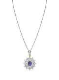 Pragnell Vintage Victorian stones pendant necklace - White