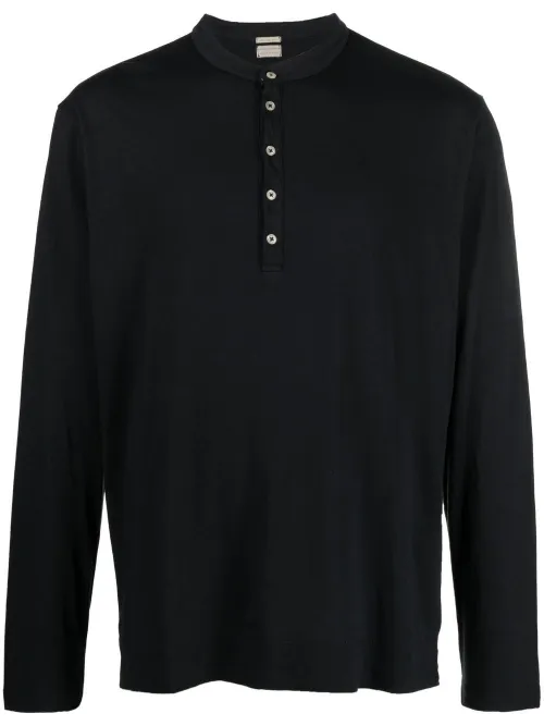 T-shirt à patte de boutonnage - Massimo Alba - Modalova