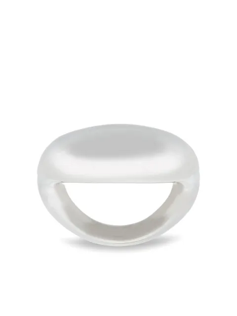 Charlotte Chesnais Anello Lips in argento sterling