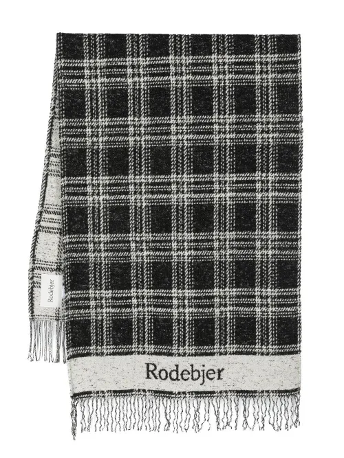 Écharpe frangée à carreaux - Rodebjer - Modalova