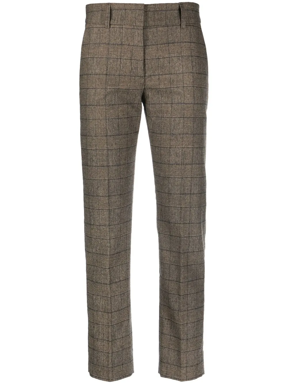 

Piazza Sempione POW checked straight-leg trousers - Neutrals