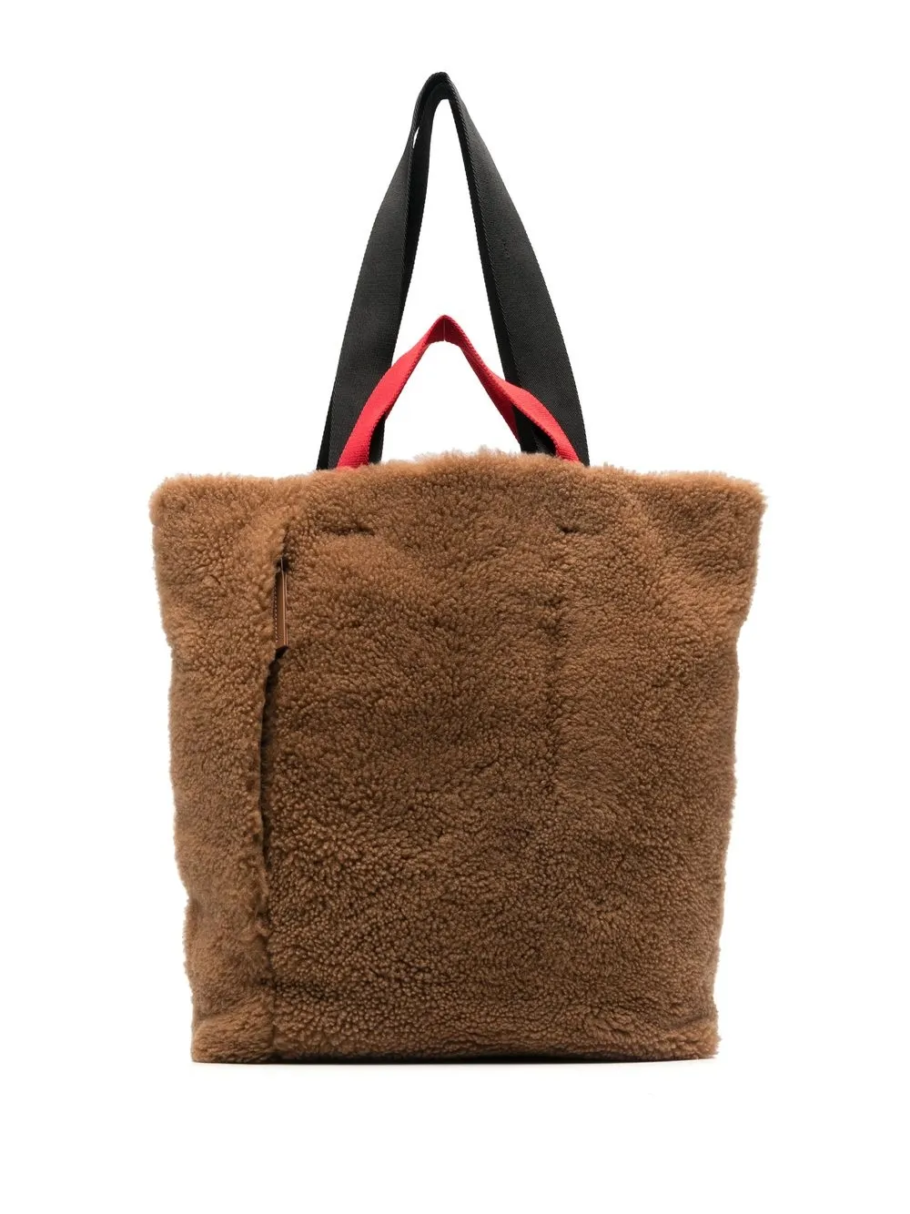 

Plan C shearling shopper bag - Brown