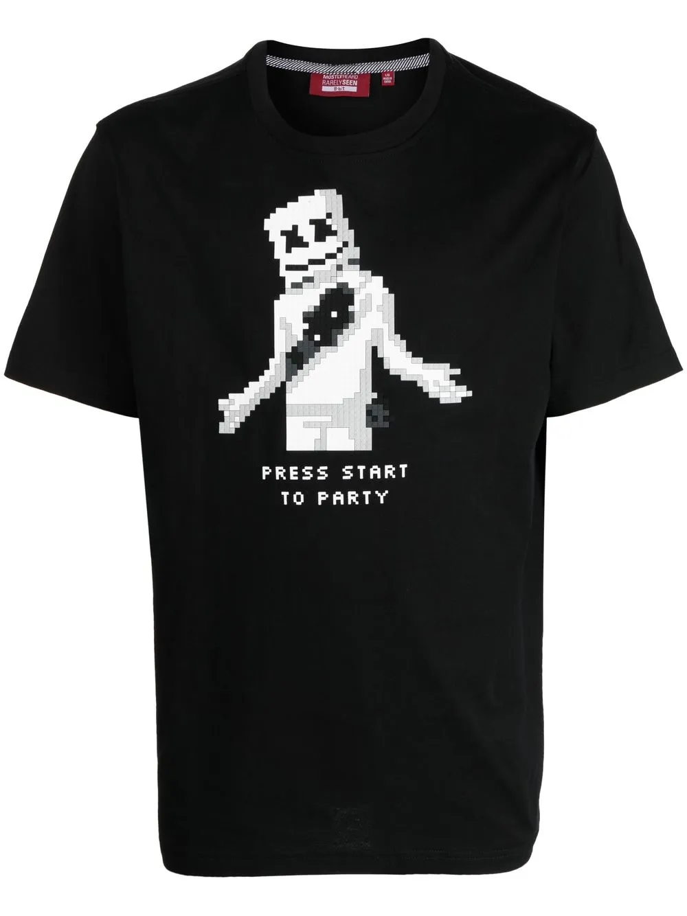 Mostly Heard Rarely Seen 8-bit Party Starter T-shirt In Black