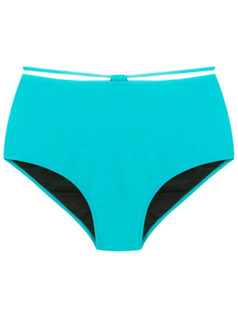 Gloria Coelho string-detail high-rise bikini briefs