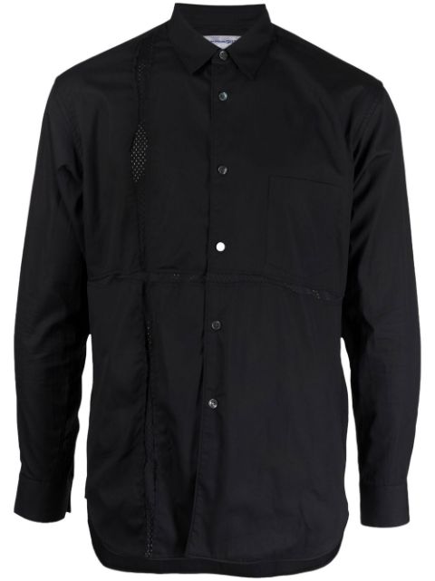 Comme Des Garcons Shirt panelled-design cotton shirt Men