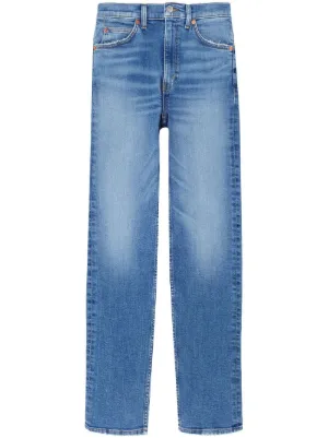 RE/DONE ストレートデニム RE/DONE 90s Low Slung straight-leg jeans | THE OUTNET