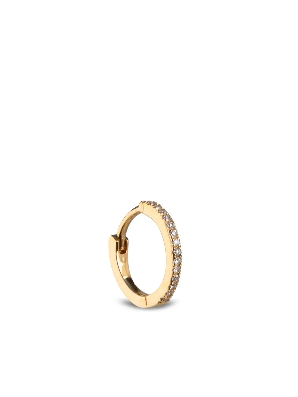 

ANINE BING 14kt yellow gold small diamond hoop