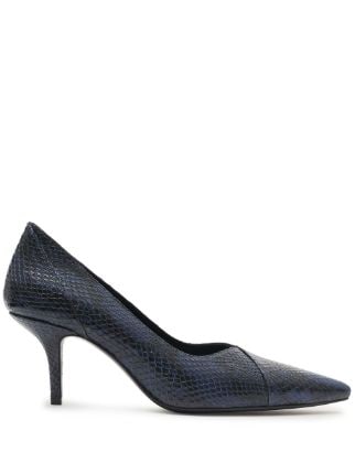 ANINE BING Devon snakeskin effect Pumps Farfetch