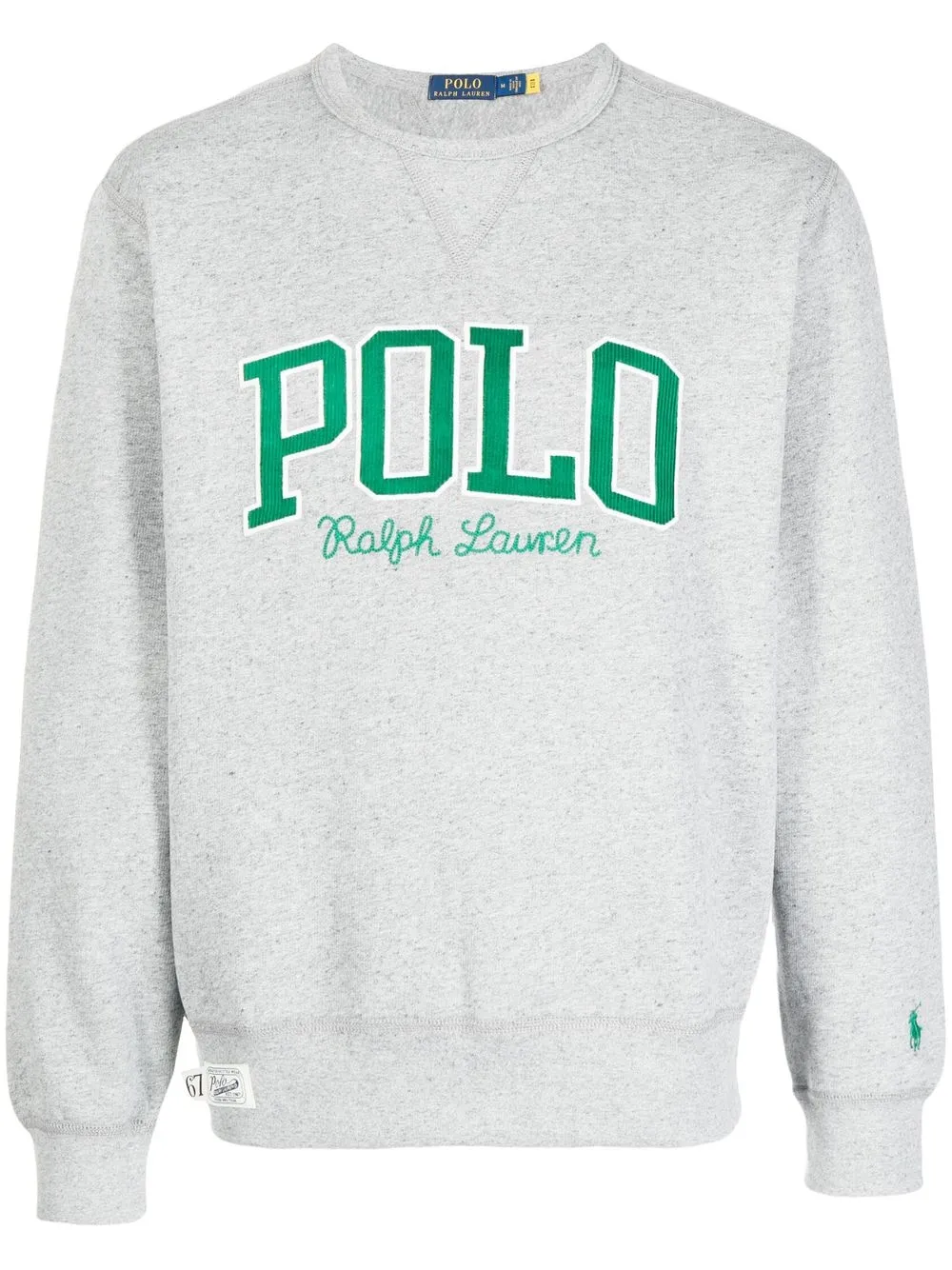 

Polo Ralph Lauren logo-print cotton sweatshirt - Grey
