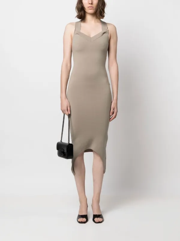 【関税込】PATOU ニットドレス Patou ニット ドレス | ニュートラル | FARFETCH JP