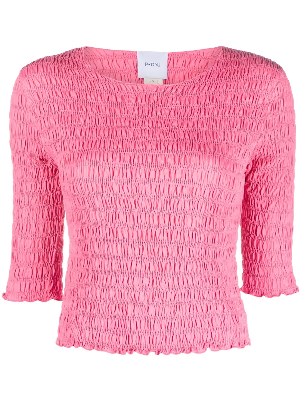 Patou top con cuello redondo | rosado | Image 1