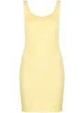 Patou textured knitted mini dress - Yellow