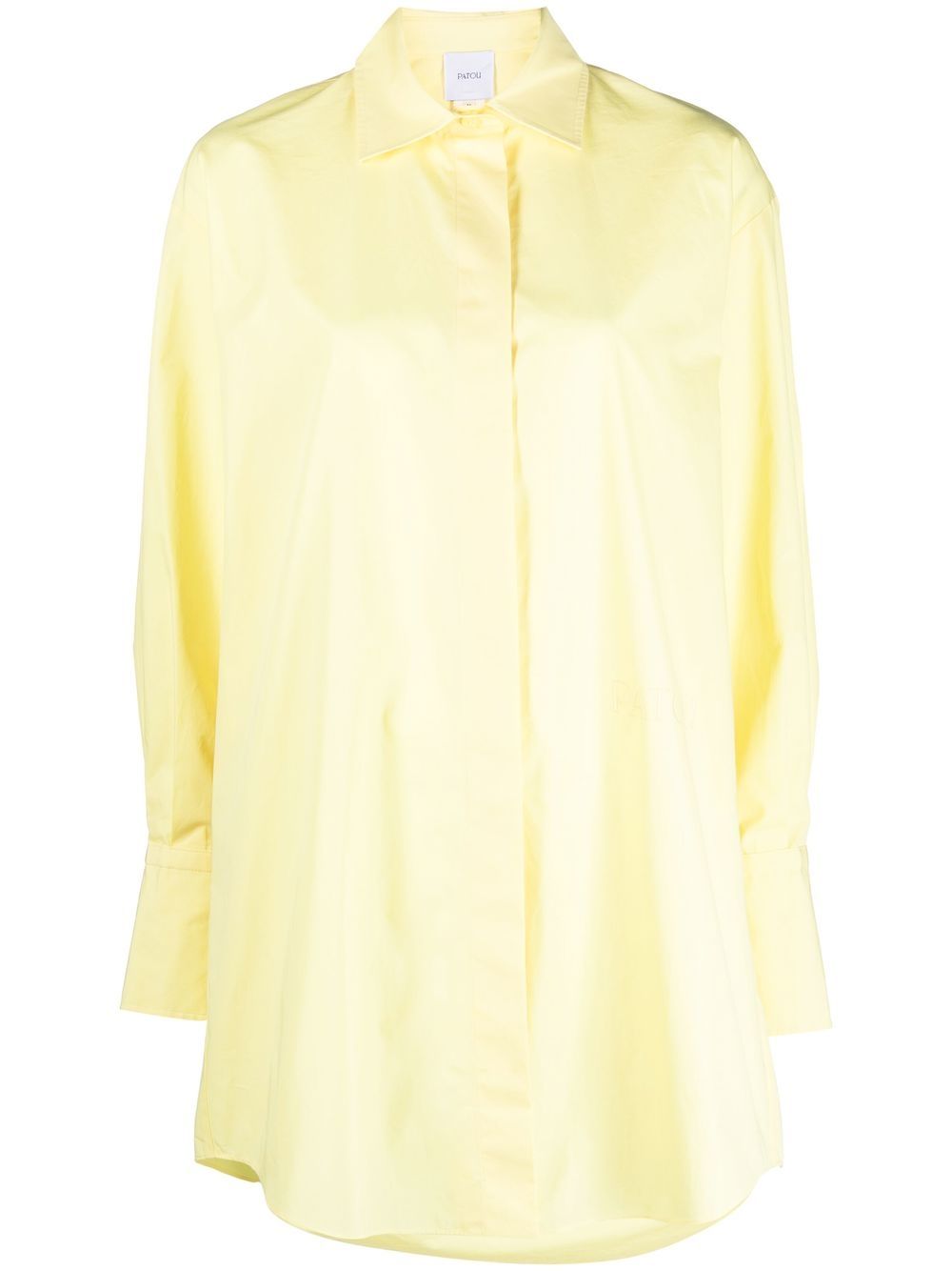 

Patou long-sleeve shirt dress - Yellow